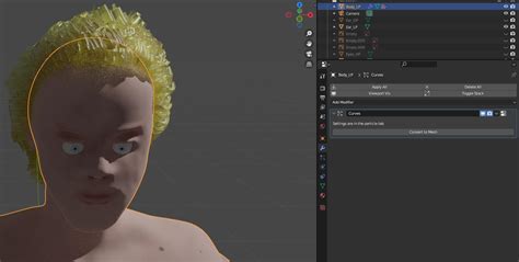 blender convert hair to mesh|blender make hair into mesh.